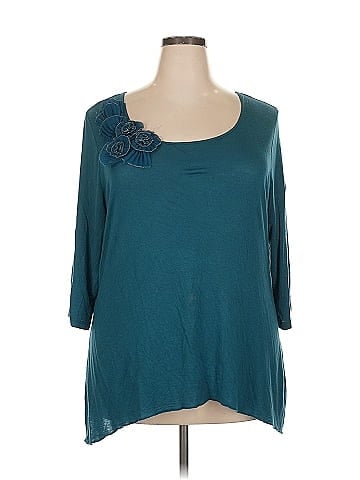 Carole Little 3/4 Sleeve Top (view 1)