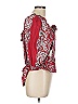 Sea New York 100% Cotton Red 3/4 Sleeve Blouse Size L - photo 4