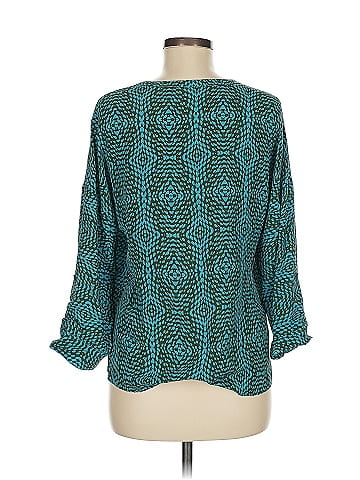 Ellie Kai 3/4 Sleeve Silk Top (view 2)