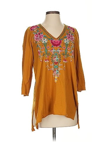 Johnny Was 3/4 Sleeve Blouse (view 1)