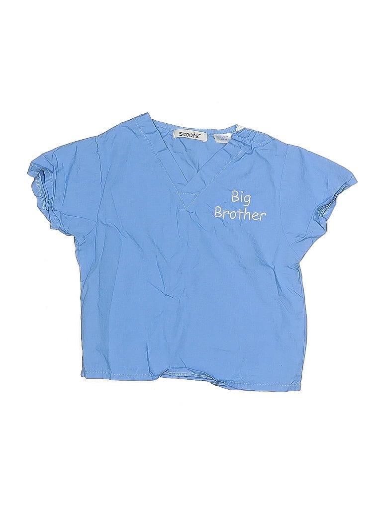 Scoots 100% Cotton Blue Short Sleeve Top Size 2T - photo 1