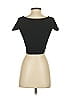Zara Black Short Sleeve Top Size S - photo 2