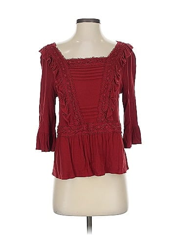 Blue Rain 3/4 Sleeve Top (view 1)
