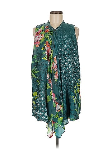 Johnny Was Sleeveless Silk Top (view 1)