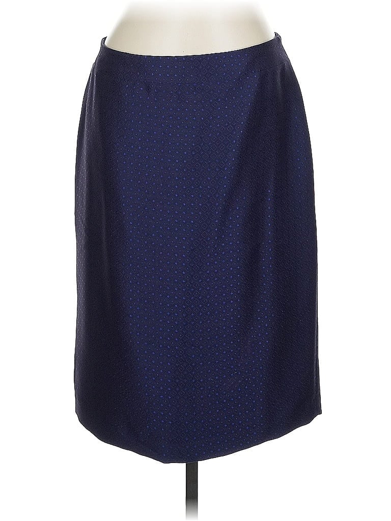 Judy's Group Inc Chevron-herringbone Blue Formal Skirt Size 12 - photo 1