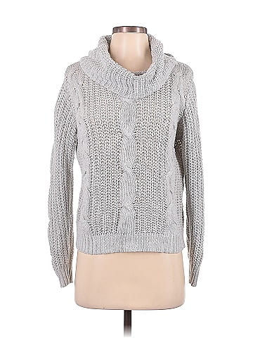Woven Heart Turtleneck Sweater (view 1)