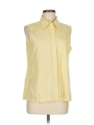 Jones Wear Sleeveless Button-Down Shirt (view 1)