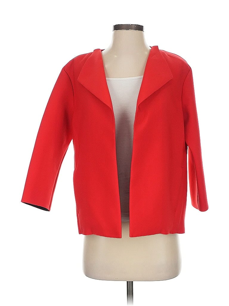 Pre-owned Lafayette 148 Blazer Jacket In Red