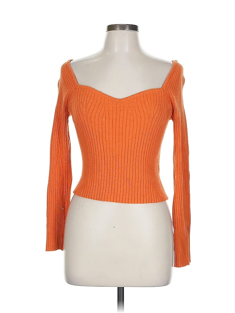 WILD FABLE Pre-owned Cardigan Sweater In Orange