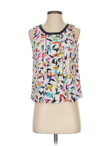 Odille Sleeveless Silk Top (view 1)
