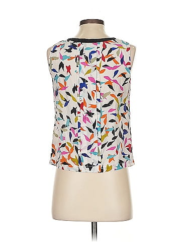 Odille Sleeveless Silk Top (view 2)