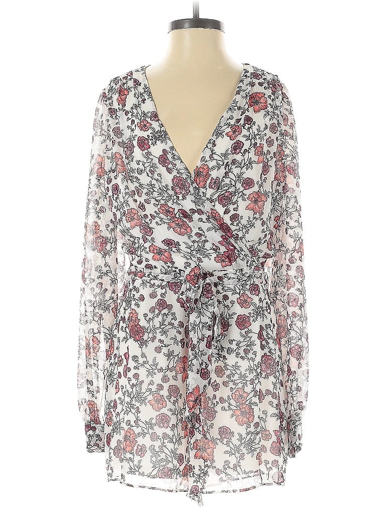 Pre-owned Express Outlet Romper In Red