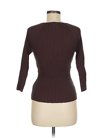 August Silk Pullover Sweater (view 2)