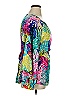 Ashley Stewart 100% Polyester Teal 3/4 Sleeve Blouse Size 14 - photo 4