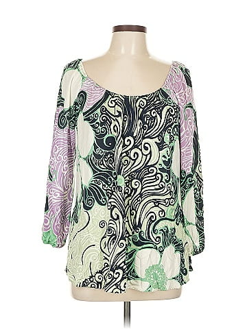 Elie Tahari 3/4 Sleeve Silk Top (view 1)