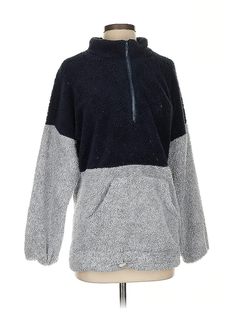 Pre-owned Z Avenue Usa Pullover Sweater In Blue