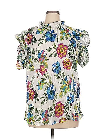 Ashley Stewart Short Sleeve Blouse (view 1)