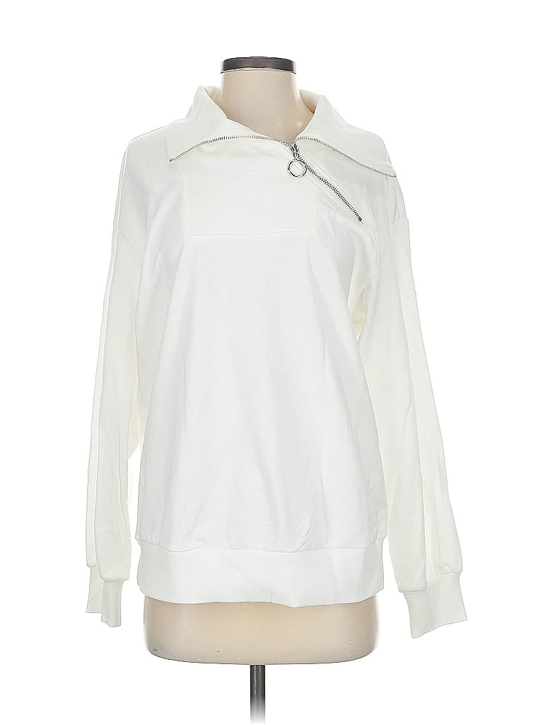 Pre-owned Unbranded Sweatshirt In White