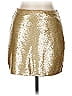 Forever 21 Contemporary 100% Polyester Metallic Gold Formal Skirt Size M - photo 1