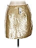 Forever 21 Contemporary 100% Polyester Metallic Gold Formal Skirt Size M - photo 2