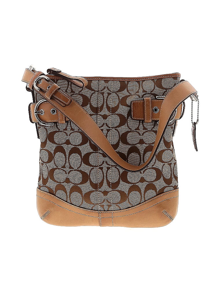 Coach Brown Tan Shoulder Bag One size - photo 1