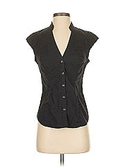Moda International Sleeveless Button Down Shirt
