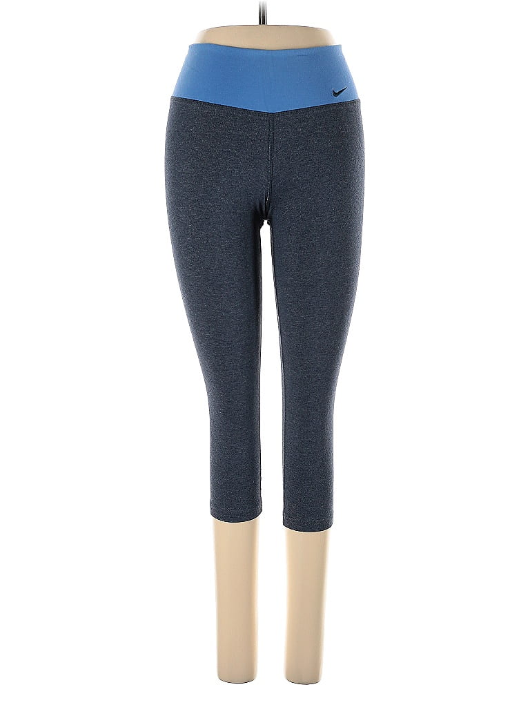 Pre-owned Nike Leggings In Blue