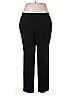 Intro Love Solid Black Casual Pants Size 16 - photo 1