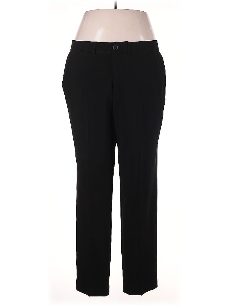 Intro Love Solid Black Casual Pants Size 16 - photo 1