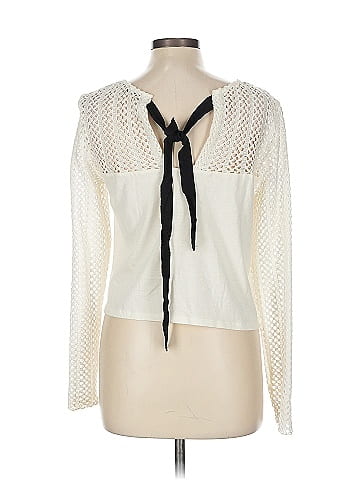 Zara W&B Collection Long Sleeve Top (view 2)