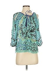 Hale Bob 3/4 Sleeve Silk Top