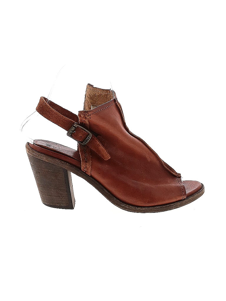 FRYE Brown Heels Size 6 1/2 - photo 1
