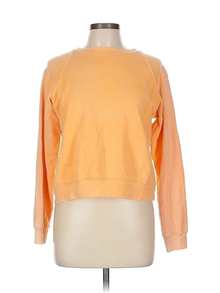 Pre-owned Back Beat Rags Sweatshirt In Orange