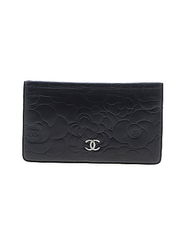 Chanel Camellia Embossed Leather Wallet (view 1)