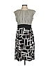 AB Studio 100% Polyester Graphic Gray Cocktail Dress Size S - photo 1