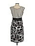 AB Studio 100% Polyester Graphic Gray Cocktail Dress Size S - photo 2