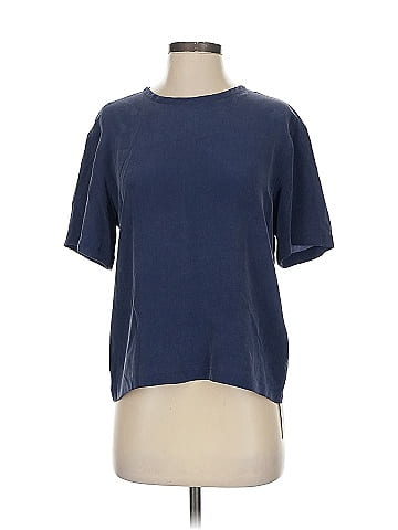 Equipment Short Sleeve Silk Top (view 1)