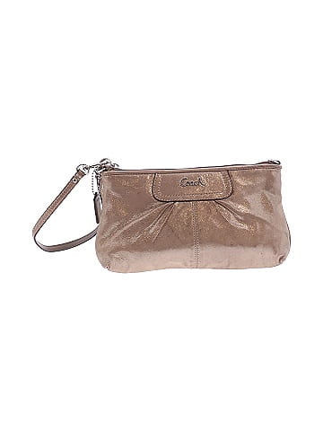 Coach Factory Leather Wristlet (view 1)