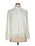 Akris Punto Ivory Long Sleeve Blouse Size 14 - photo 1