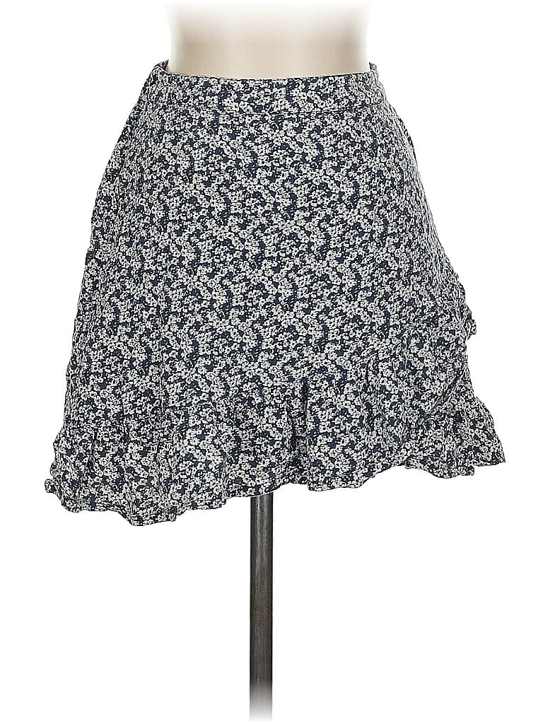 Roxy 100% Viscose Paisley Blue Casual Skirt Size XS - photo 1