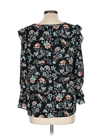 Counterparts 3/4 Sleeve Blouse (view 2)