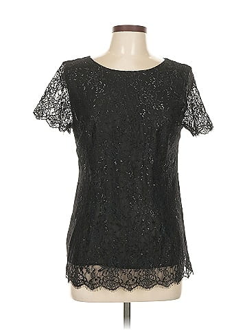 Velvet Short Sleeve Top (view 1)