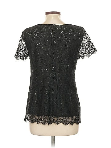 Velvet Short Sleeve Top (view 2)
