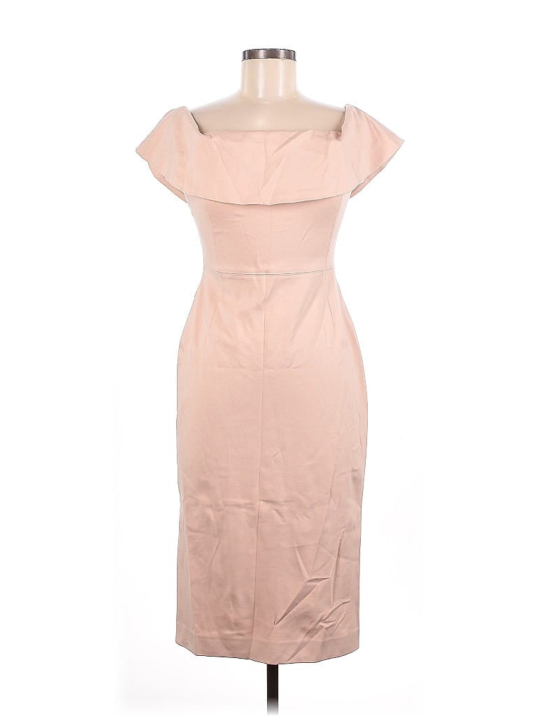 Pre-owned Babaton Cocktail Dress In Brown