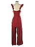 L Space 100% Rayon Solid Burgundy Jumpsuit Size S - photo 2