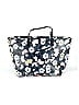 Kate Spade New York 100% Leather Floral Black Blue Leather Tote One size - photo 3