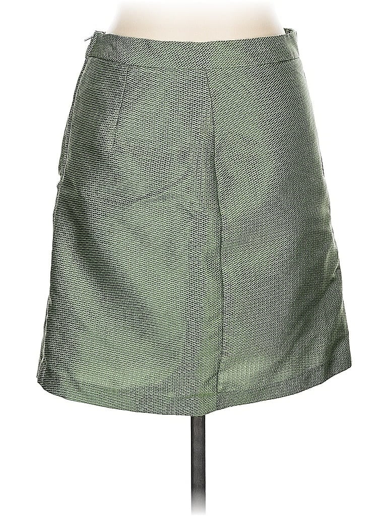 Pre-owned H&m Casual Skirt In Green
