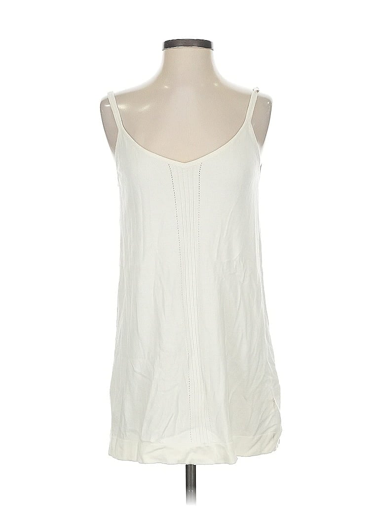 Pre-owned E3 By Etcetera Tank Top Ivory Strapless Neckline Tops In White