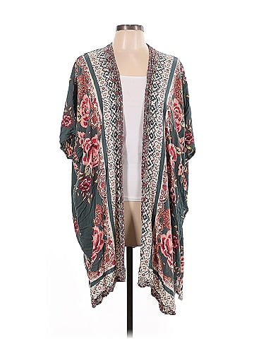 Blue Rain Kimono (view 1)