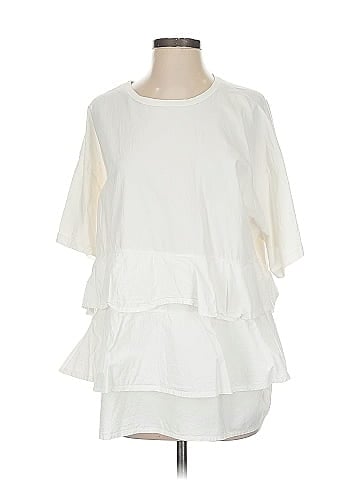 Zara W&B Collection Short Sleeve Top (view 1)